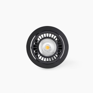 Встраиваемый светильник OPTIC черный LED CRI95 24-36W 2700K 56°