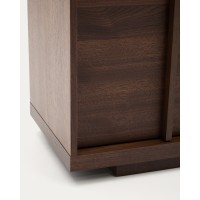 Onix Сервант с ореховым шпоном в темной отделке 200 x 80 см