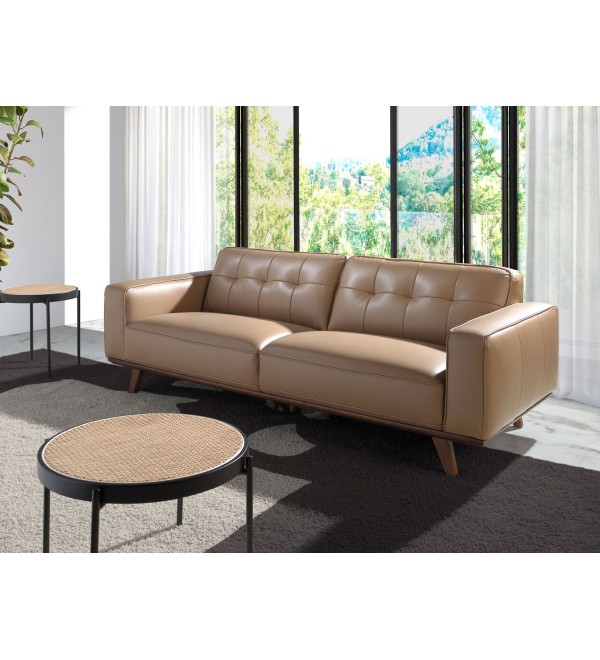 Диван 3-х местный 6120/5606-3P-M5668 с обивкой из стеганой кожи