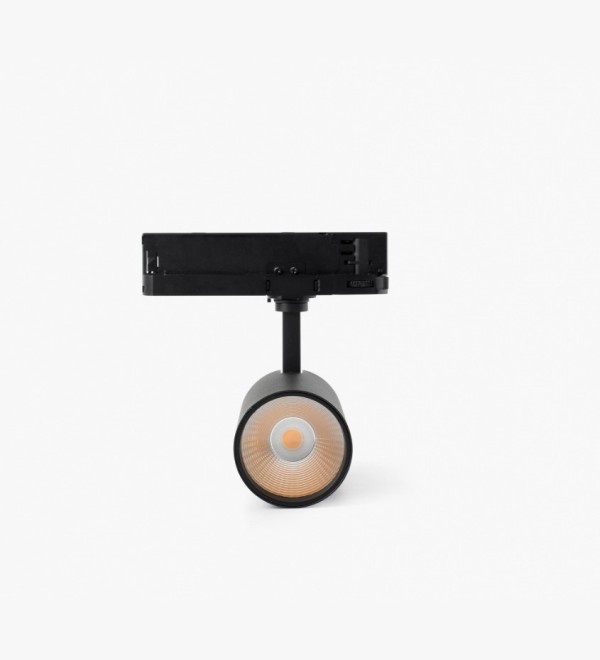 Трековый светильник Fost Ш70 43W черный 23° 2700K CRI97