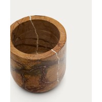 Стакан для зубных щеток Spalsh из бежевого мрамора