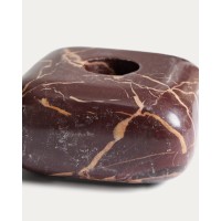 Подсвечник Liren из бордового мрамора, 3 см