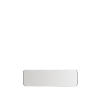 Черное металлическое зеркало Marco 55,5 x 150,5 см