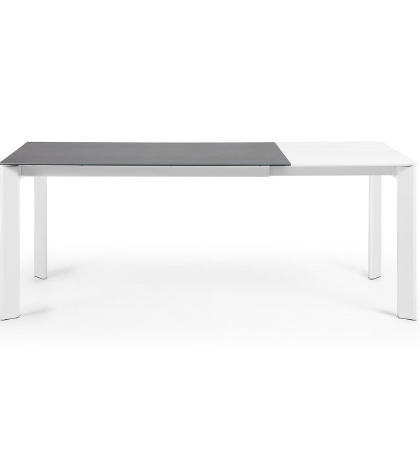 Стол Atta 140 (200) x90 белый керамический