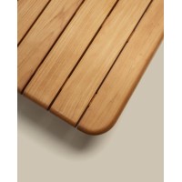 Журнальный столик Turqueta из массива тикового дерева, 70 x 70 см