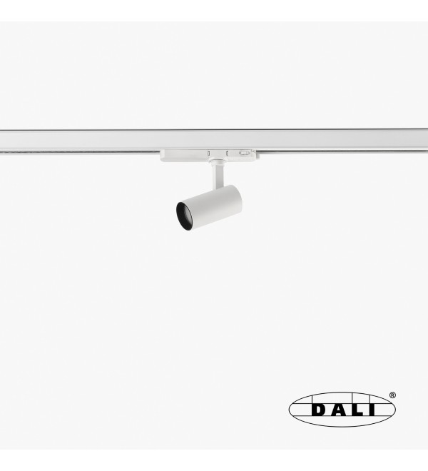 Трековый светильник Fost Ш50 15W белый 20° 4000K CRI97 DALI