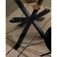 Стол Arya 160x90 стекло черный