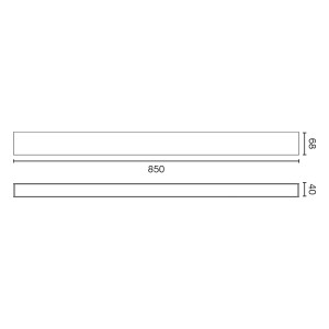 Потолочный светильник Via EVO 850 39W TW белый CASAMBI