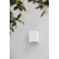 Уличный настенный светильник KOV квадратный белый LED 6W 2700K 14°