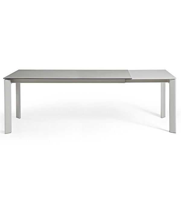 Стол Atta160 (220) x90 серый керамика