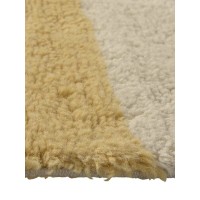 Шерстяной стираемый ковер дорожка Хром Коралловый 80x230