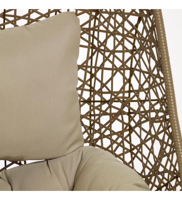 Подвесное кресло Florina коричневое