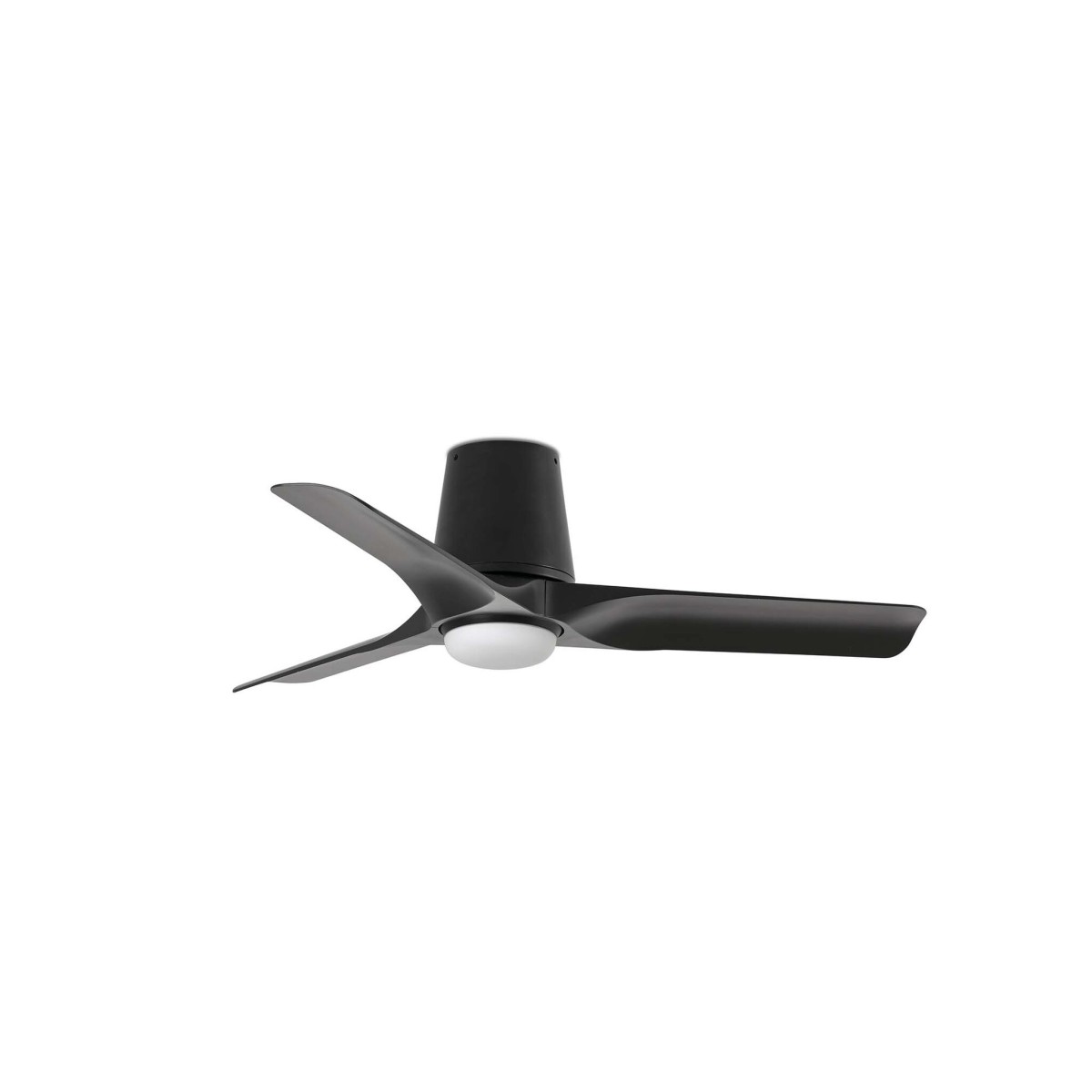 Потолочный вентилятор HEY TUB S Ш900mm черный 3 P LED 10W CCT