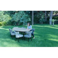 Овальный стол Triovo 140 x 100 см, 2 базы высотой 77