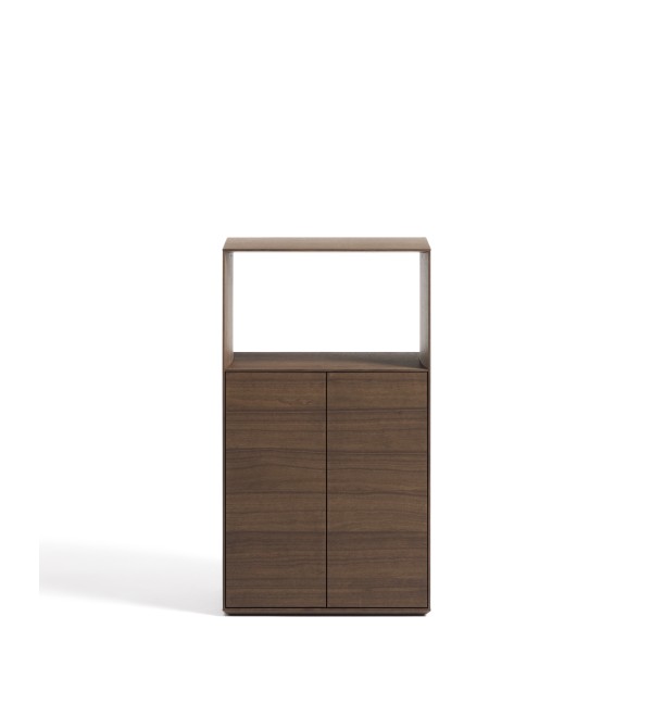 Стеллаж из шпона ореха Visala 60 x 106 см