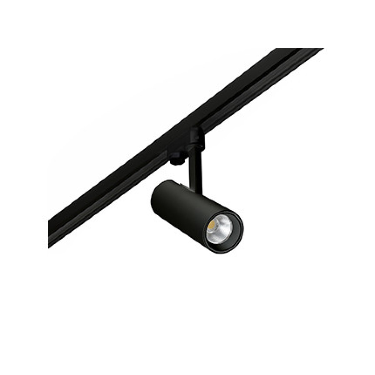 Трековый фонарь Fuga маленький черный LED 14,5W 4000K