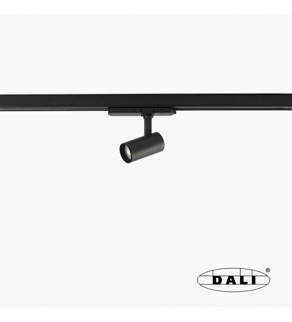 Трековый светильник Fost Черный Ø50 15W 35° 4000K CRI90 DALI