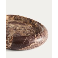 Поднос Lenorel из бордового мрамора 30 x 23 см
