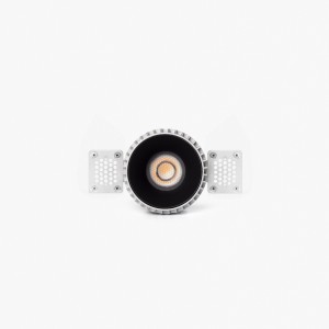 Tulipa Черный встраиваемый даунлайт без рамки 7W 24° 2700K CRI90