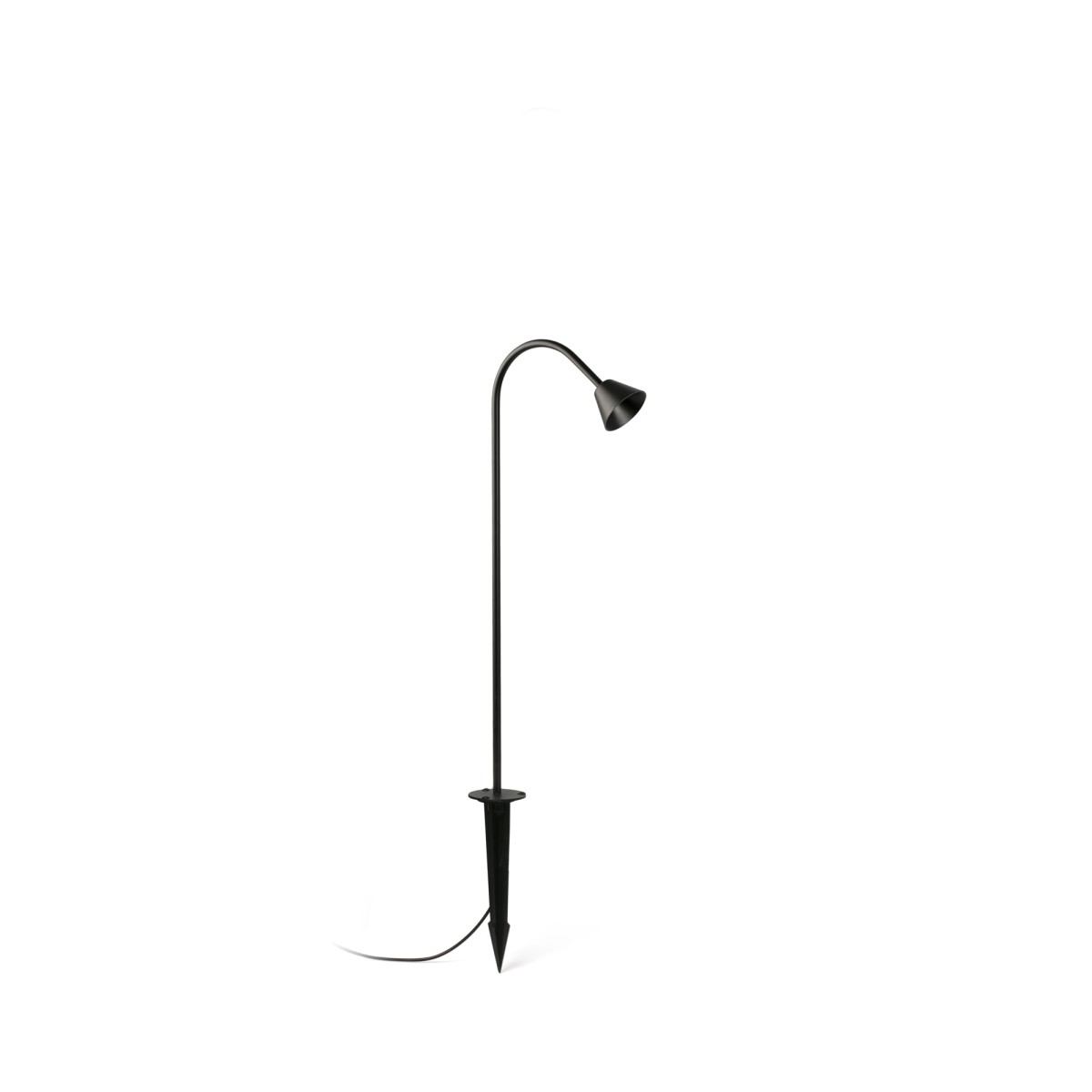 LILY 650 Уличный маяк на штыке черный LED 3W 2700K