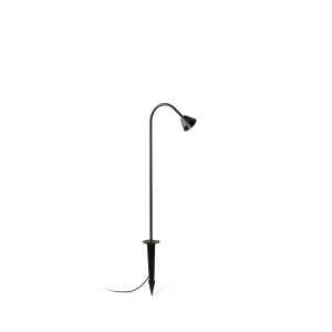 LILY 650 Уличный маяк на штыке черный LED 3W 2700K