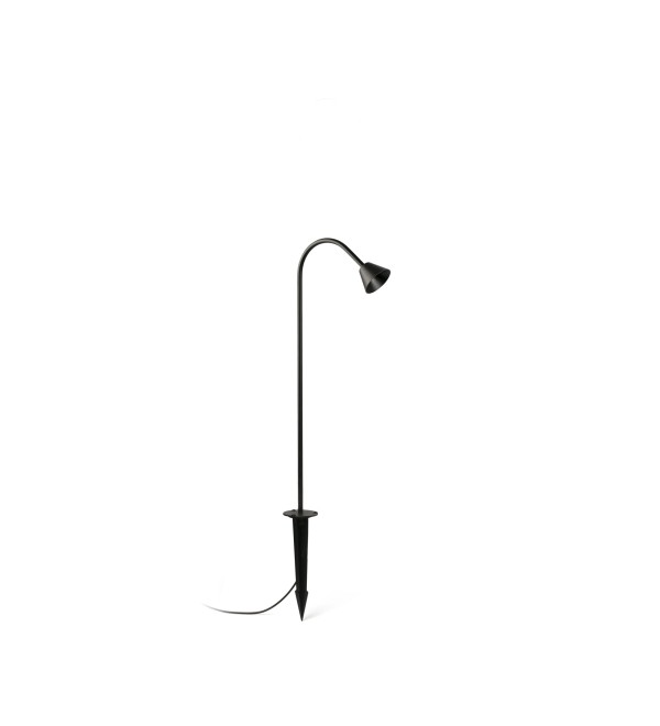 LILY 650 Уличный маяк на штыке черный LED 3W 2700K