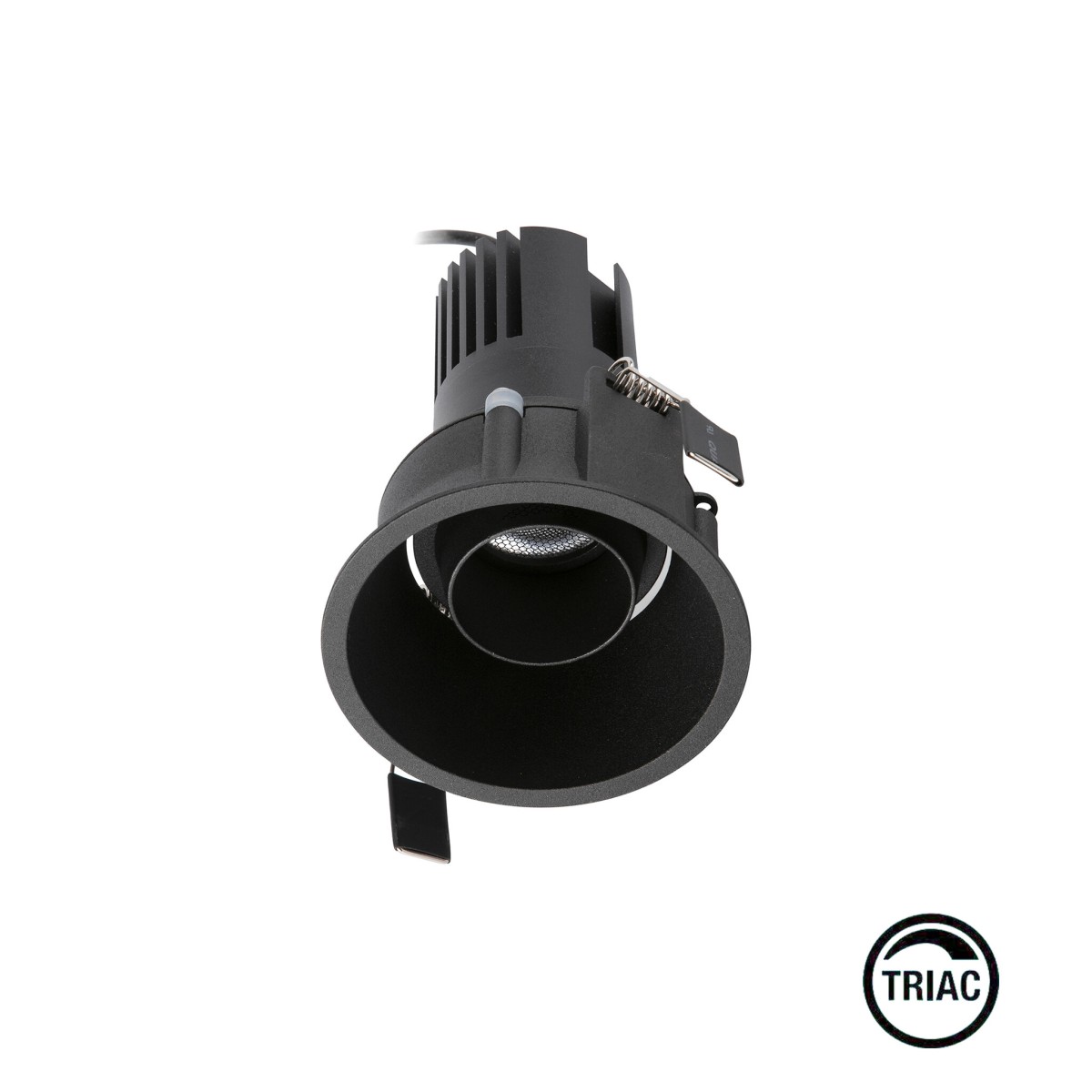 Встраиваемый светильник TULIPA DOWN ORI 15W 4000K CRI90 50° черный TRIAC