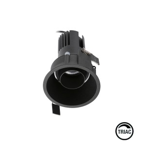 Встраиваемый светильник TULIPA DOWN ORI 15W 4000K CRI90 50° черный TRIAC
