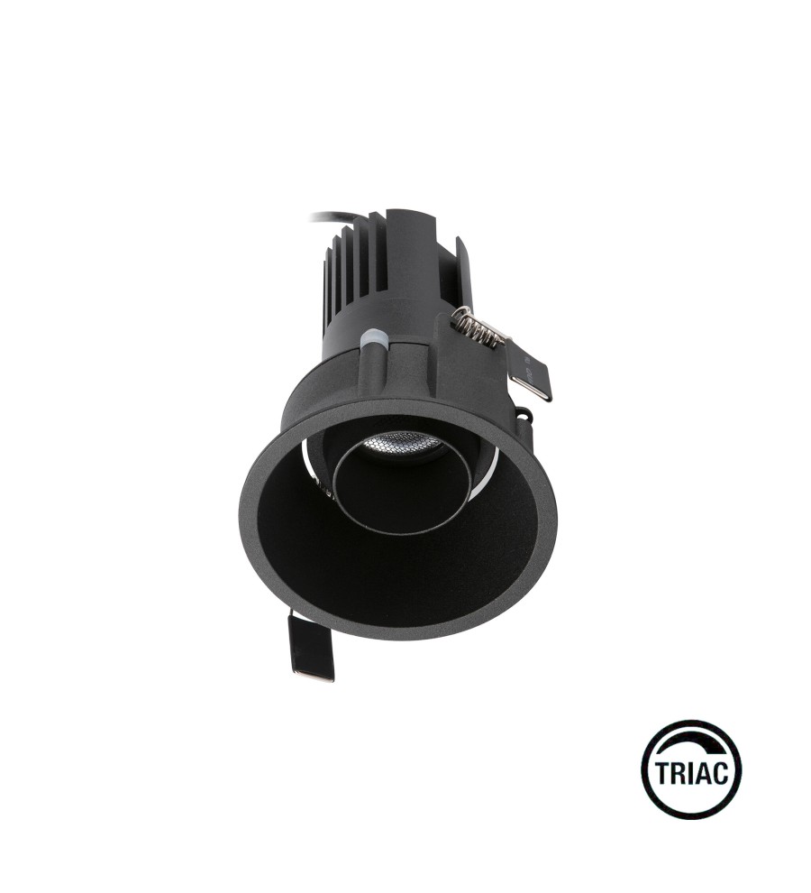 Встраиваемый светильник TULIPA DOWN ORI 15W 4000K CRI90 50° черный TRIAC