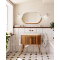 Зеркало Rokia из массива тика 90 x 65 см