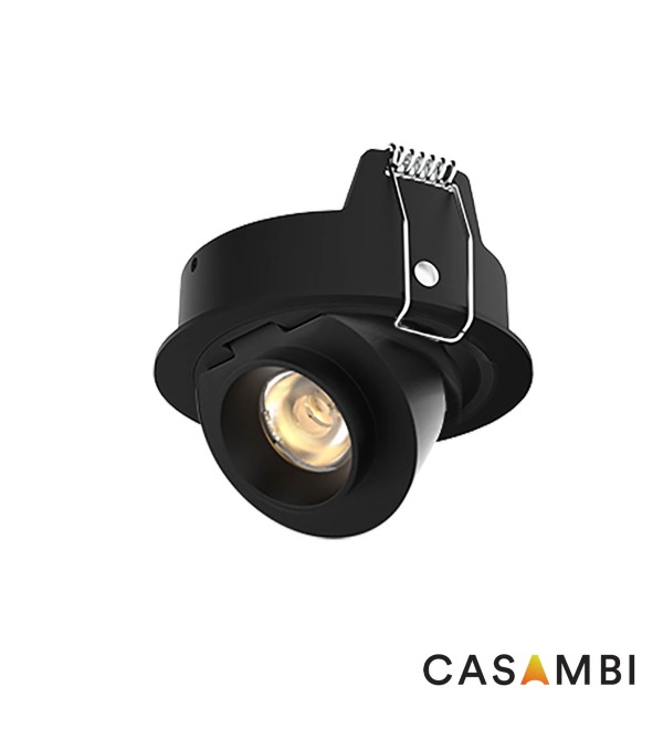 ALIA Встраиваемый светильник 8W черный 50є 2700K CASAMBI