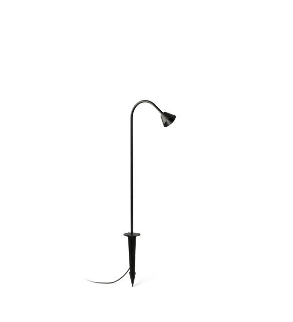 LILY 650 Уличный маяк на штыке черный LED 3W 2700K