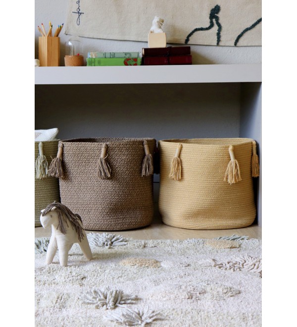 Корзина Древесный медовая 30*30