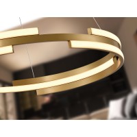 Подвесной светильник Ciclos золотой D60