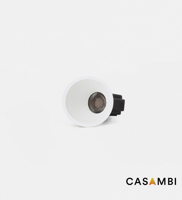 Tulipa Белый встраиваемый точечный светильник ASIM 7Вт 24° 3000K CRI90 Casambi