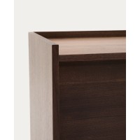 Onix Сервант с ореховым шпоном в темной отделке 200 x 80 см