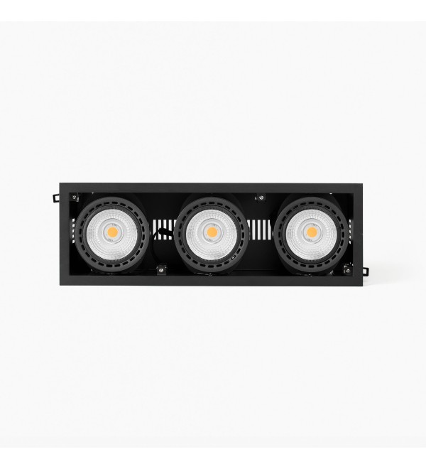 Встраиваемый светильник MINI COLIN-3 черный LED CRI95 54-75W 3000K 56°