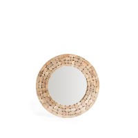 Зеркало Ellipse древесина
