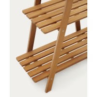 Victora Уличный стеллаж из массива акации 80 x 140 см