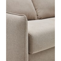 Carlota 2-местный диван-кровать из синели бежевого цвета 140 см