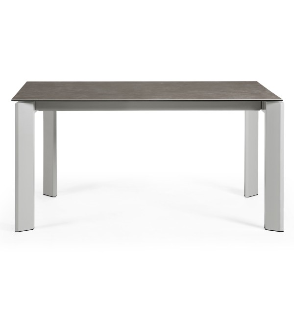 Стол Atta 160 (220) x90 керамика серый