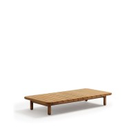 Журнальный столик Turqueta из массива тикового дерева, 140 x 70 см