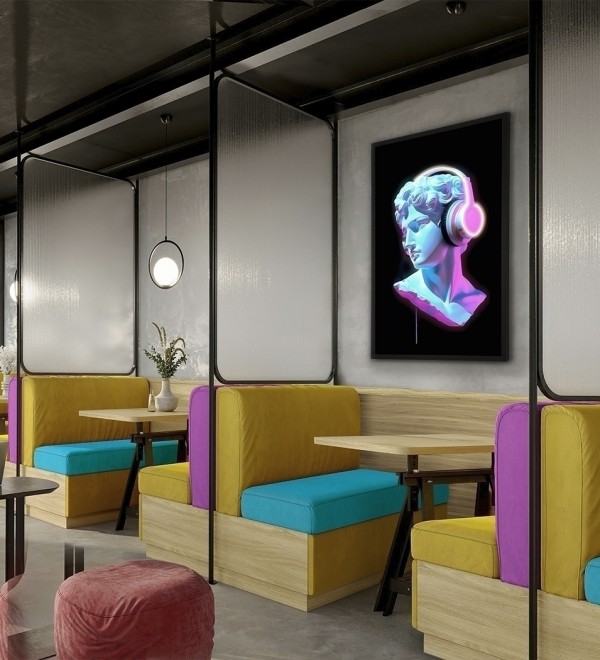Картина Busto COLOR LED 80X120