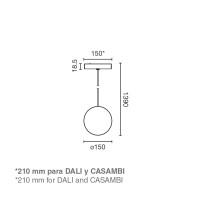 Трековый светильник NESO SLIM UNIK COLGANTE 2700K черный