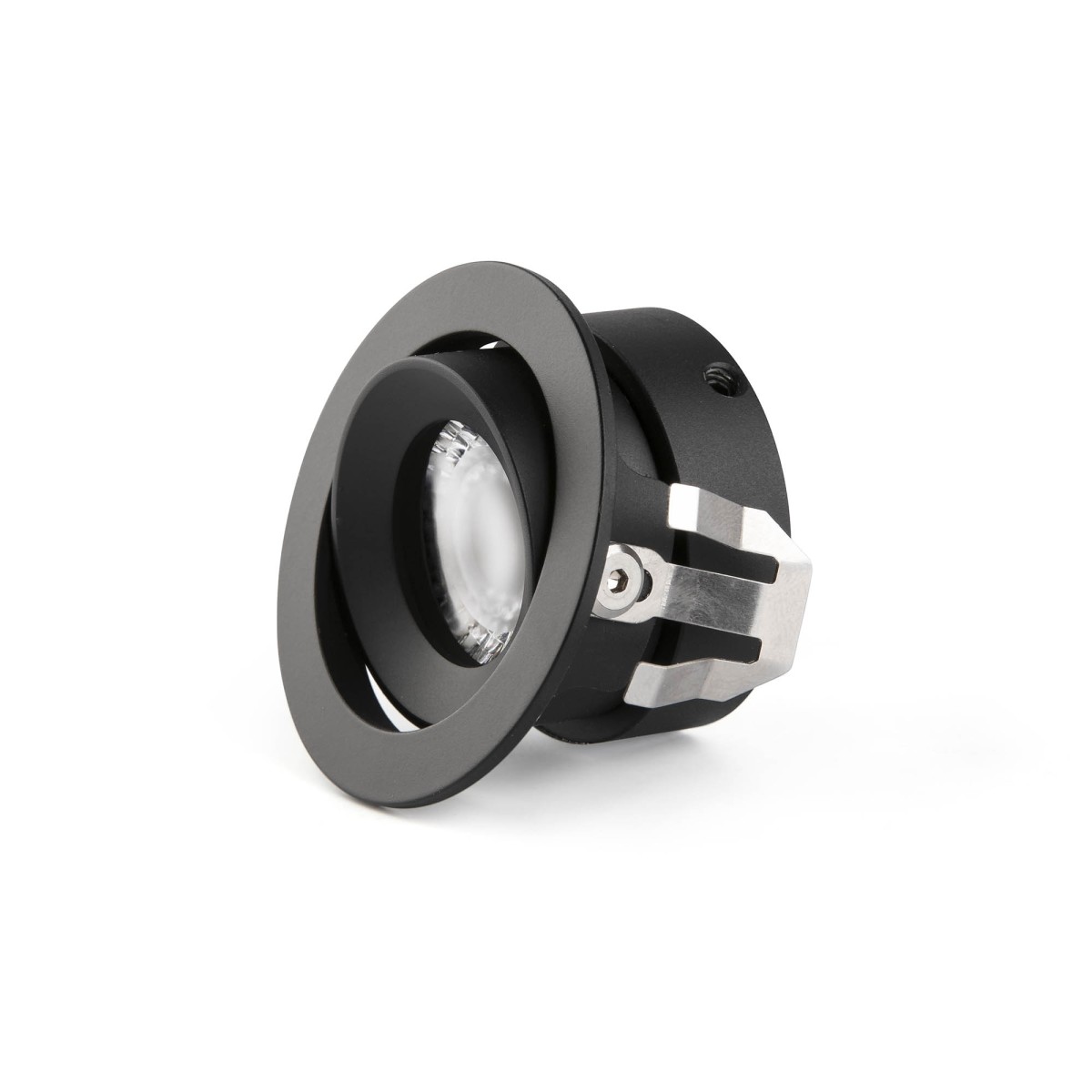 KIVI Встраиваемый светильник ORIENTABLE черный 5W 2700K 36° IP44