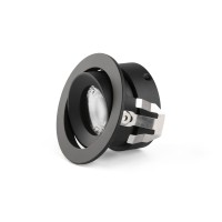 KIVI Встраиваемый светильник ORIENTABLE черный 5W 2700K 36° IP44