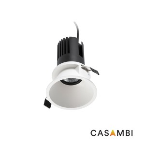 Tulipa Белый встраиваемый даунлайт 7W 15° 2700K CRI90 Casambi