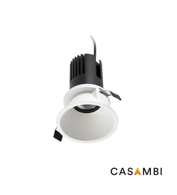 Tulipa Белый встраиваемый даунлайт 7W 15° 2700K CRI90 Casambi