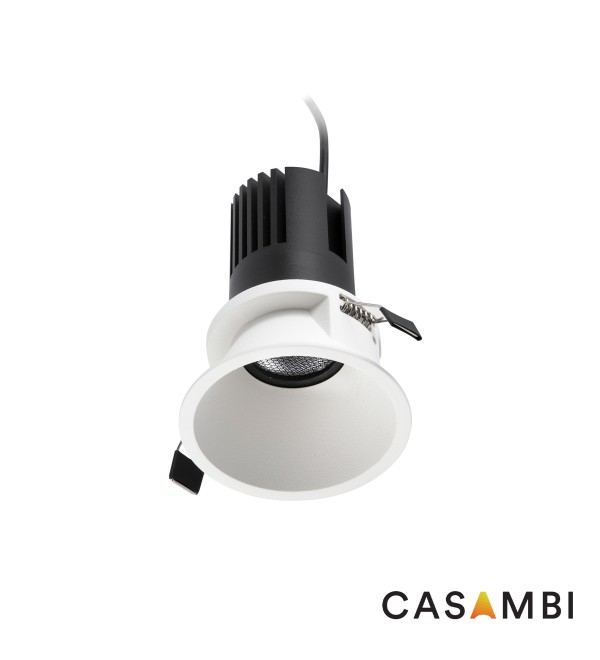 Tulipa Белый встраиваемый даунлайт 7W 15° 2700K CRI90 Casambi