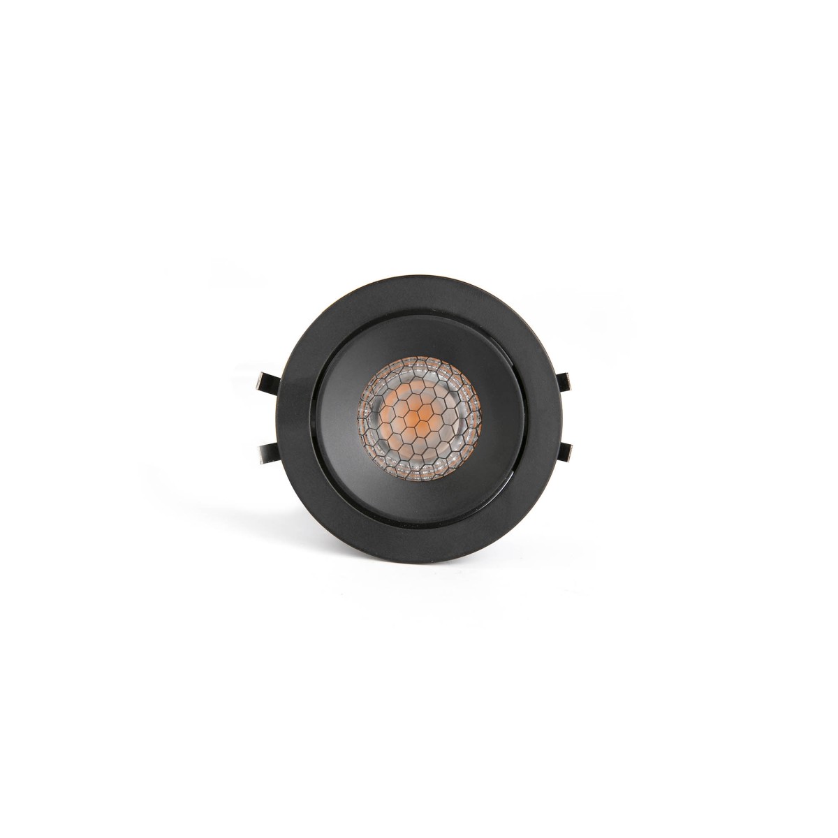 KIVI Встраиваемый светильник ORIENTABLE черный 7W 3000K 36° IP44